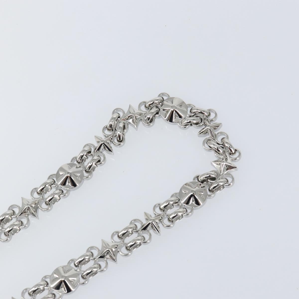 LOUIS VUITTON For Dauphine Shoulder Strap Stainless Steel Silver LV Auth 152700SAM