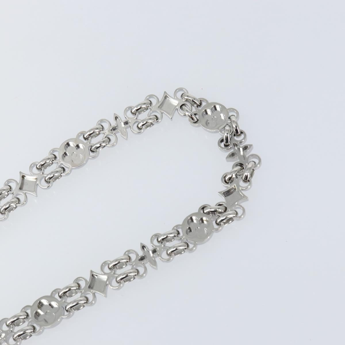 LOUIS VUITTON For Dauphine Shoulder Strap Stainless Steel Silver LV Auth 152701A