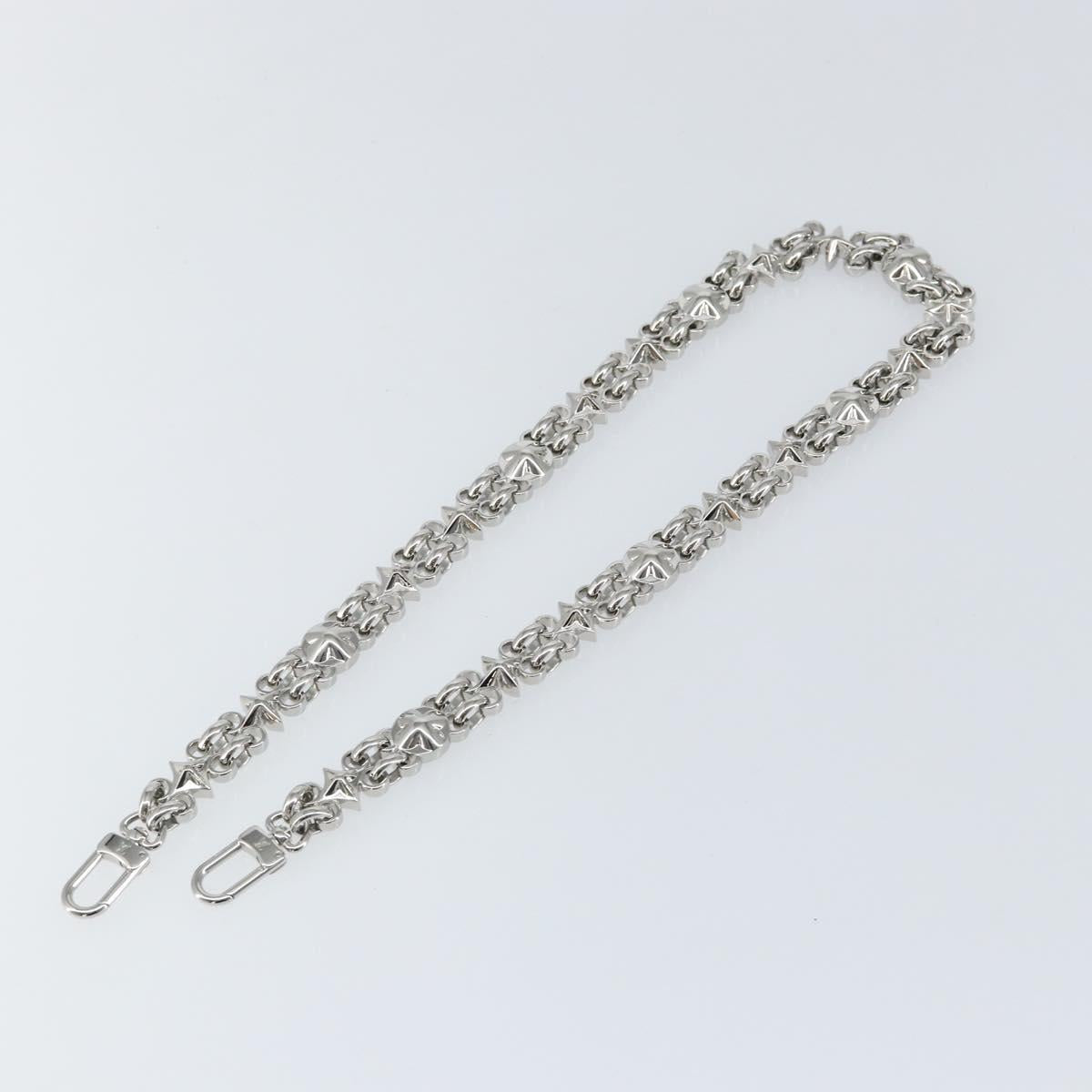 LOUIS VUITTON For Dauphine Shoulder Strap Stainless Steel Silver LV Auth 152701A