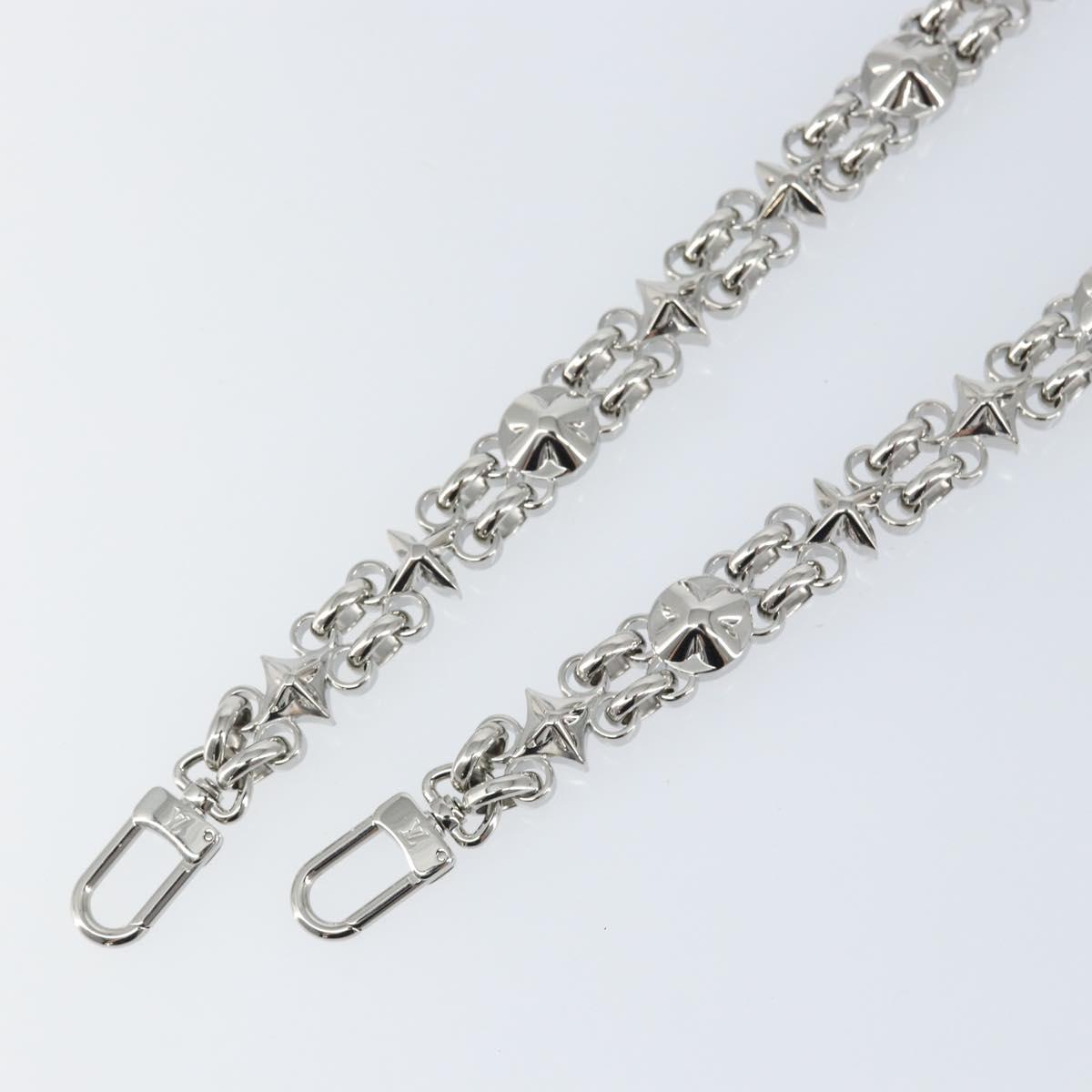 LOUIS VUITTON For Dauphine Shoulder Strap Stainless Steel Silver LV Auth 152701SAM