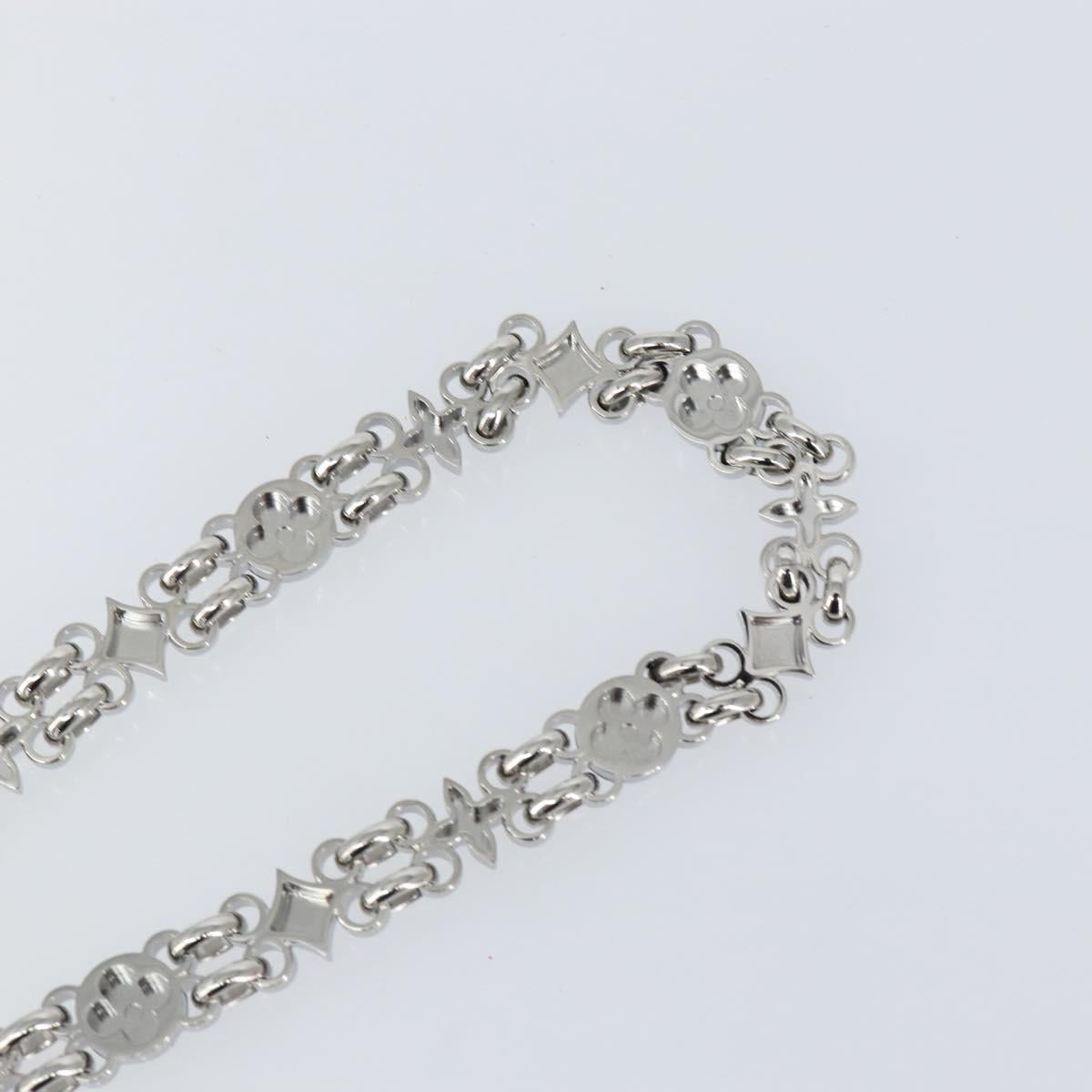 LOUIS VUITTON For Dauphine Shoulder Strap Stainless Steel Silver LV Auth 152702A