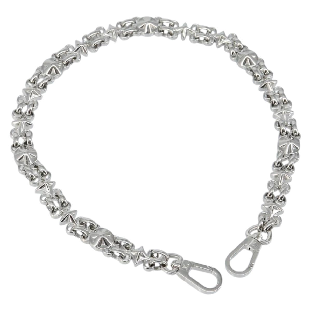 LOUIS VUITTON For Dauphine Shoulder Strap Stainless Steel Silver LV Auth 152703A