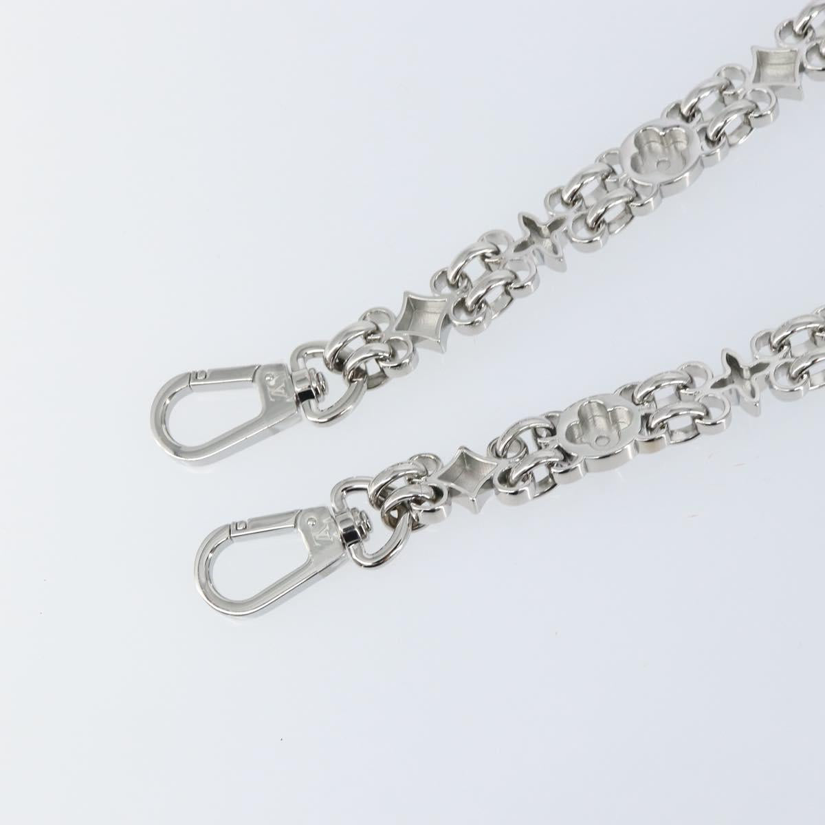 LOUIS VUITTON For Dauphine Shoulder Strap Stainless Steel Silver LV Auth 152703SAM