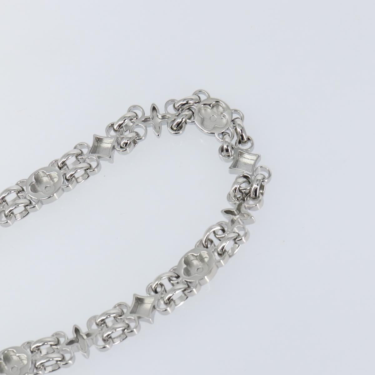 LOUIS VUITTON For Dauphine Shoulder Strap Stainless Steel Silver LV Auth 152703A