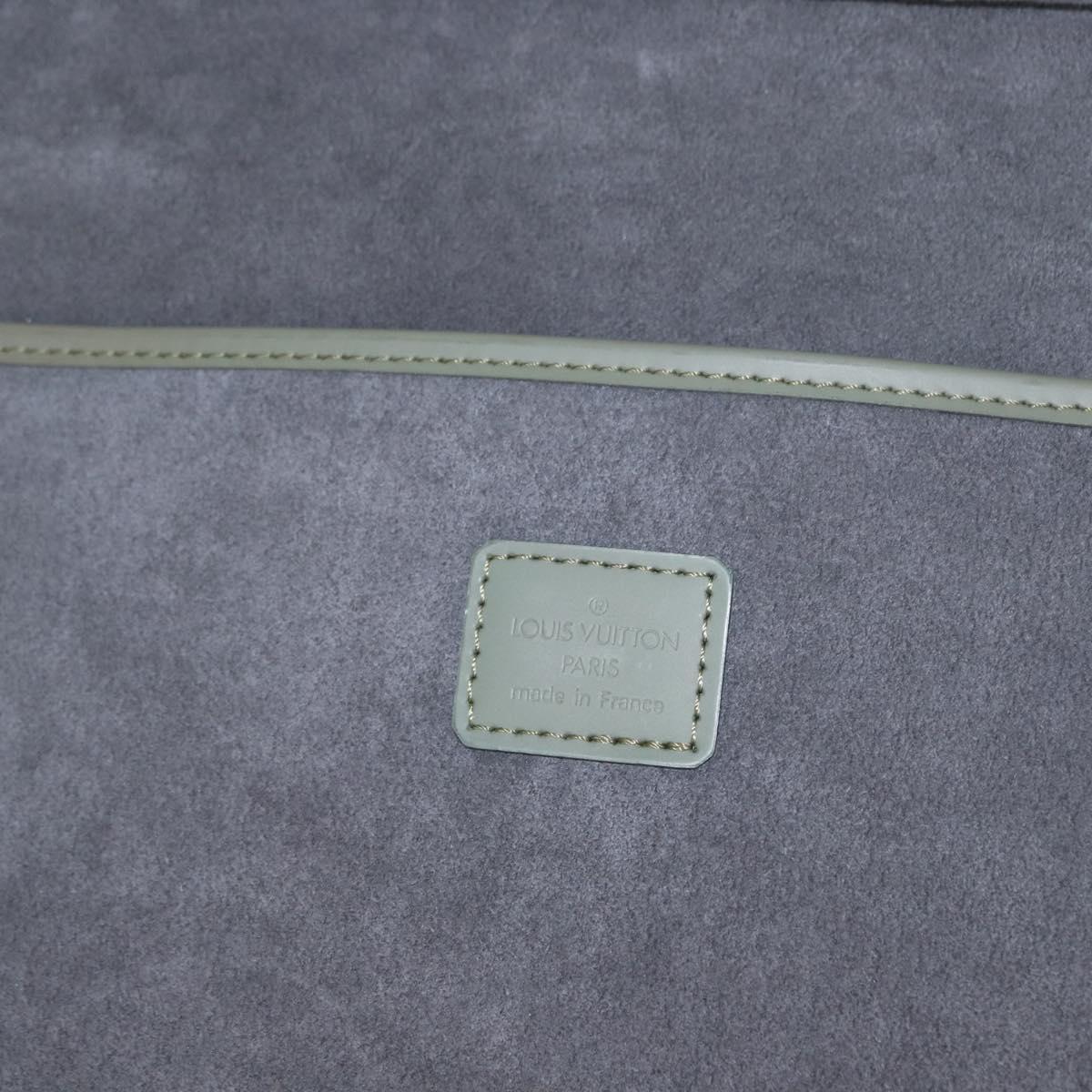 LOUIS VUITTON Damie Grasset Luke Business Bag Gray Resin M92154 LV Auth 152706