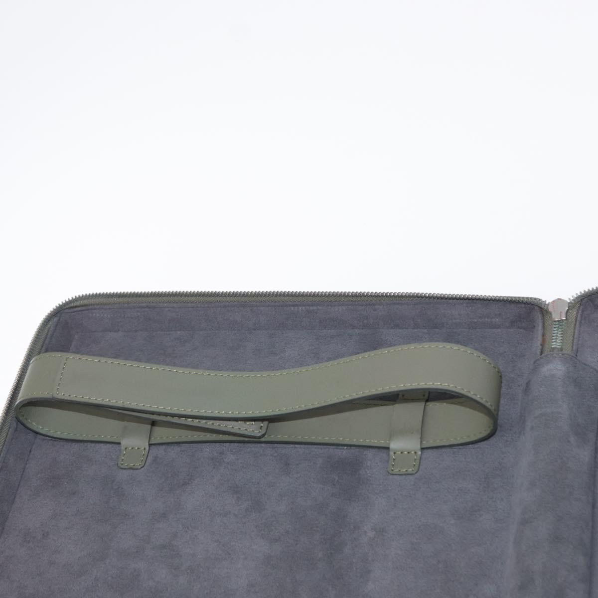 LOUIS VUITTON Damie Grasset Luke Business Bag Gray Resin M92154 LV Auth 152706