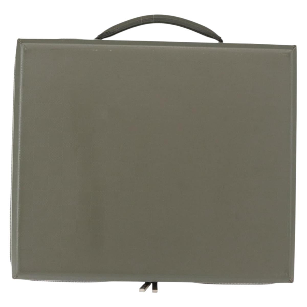 LOUIS VUITTON Damie Grasset Luke Business Bag Gray Resin M92154 LV Auth 152706