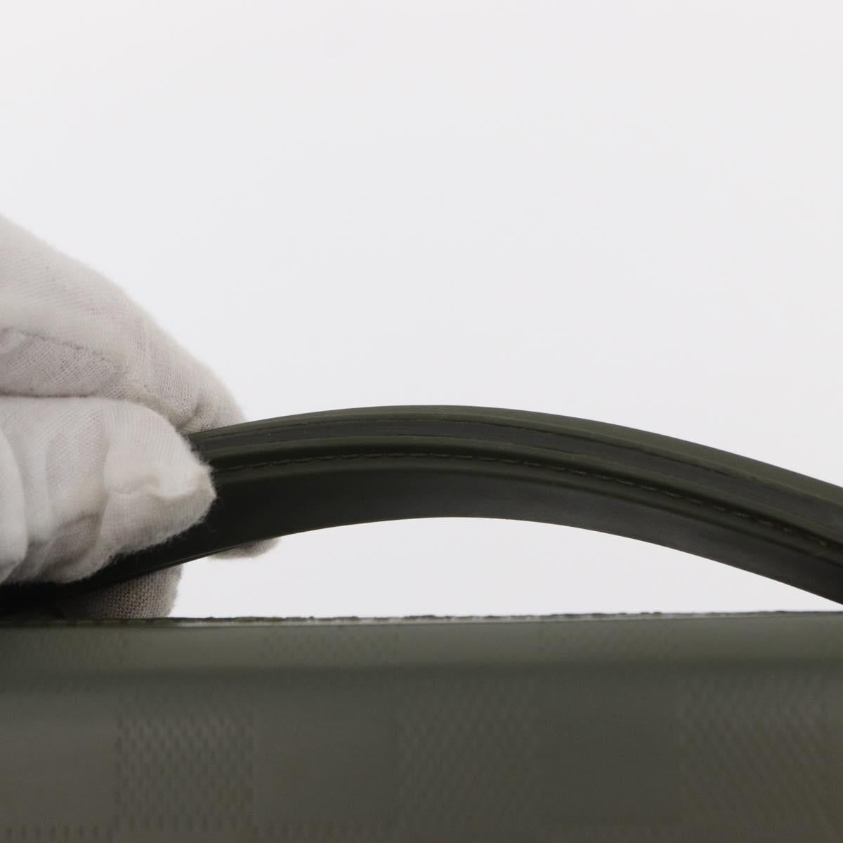 LOUIS VUITTON Damie Grasset Luke Business Bag Gray Resin M92154 LV Auth 152706