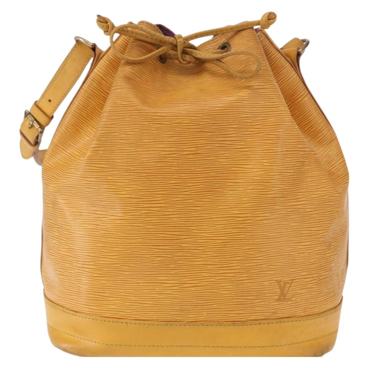 LOUIS VUITTON Epi Noe Shoulder Bag Tassili Yellow M44009 LV Auth 152746