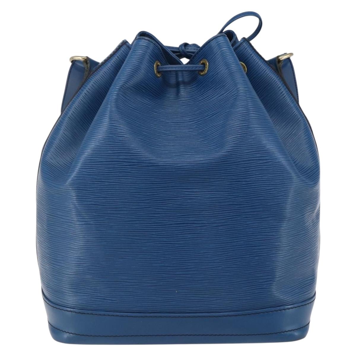 LOUIS VUITTON Epi Noe Shoulder Bag Toledo Blue M44005 LV Auth 152747