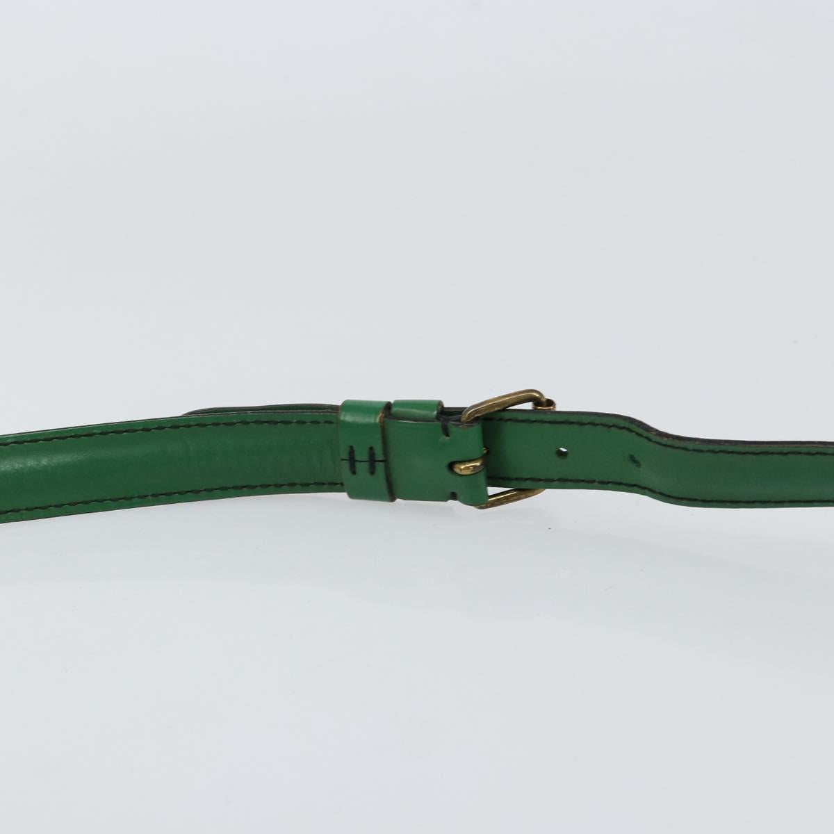 LOUIS VUITTON Epi Cartouchiere MM Shoulder Bag Green M52244 LV Auth 152749