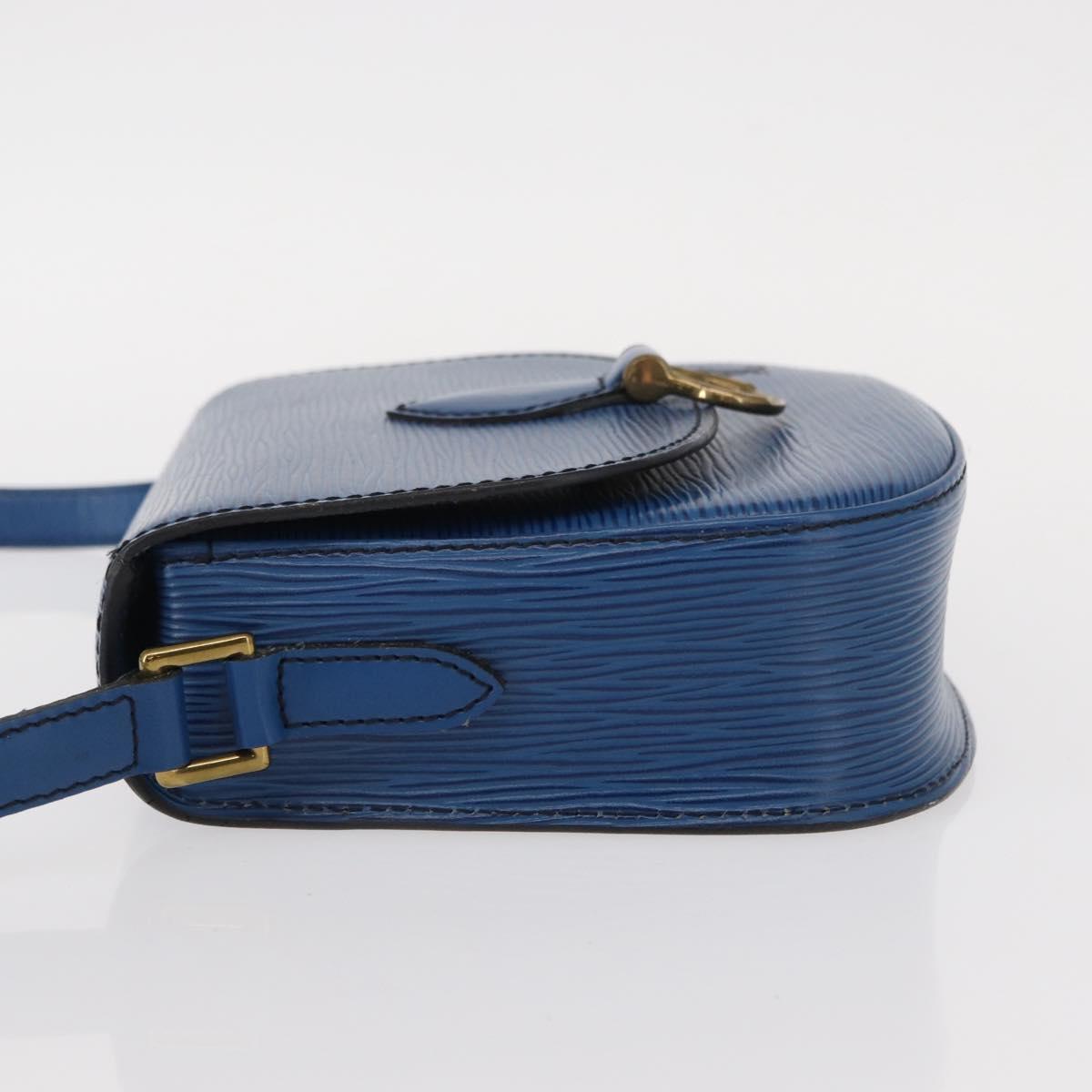 LOUIS VUITTON Epi Saint Cloud PM Shoulder Bag Blue M52195 LV Auth 152751