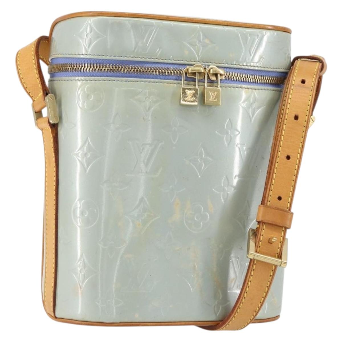 LOUIS VUITTON Monogram Vernis Sullivan Vertical Bag Lavande M91258 Auth 152752