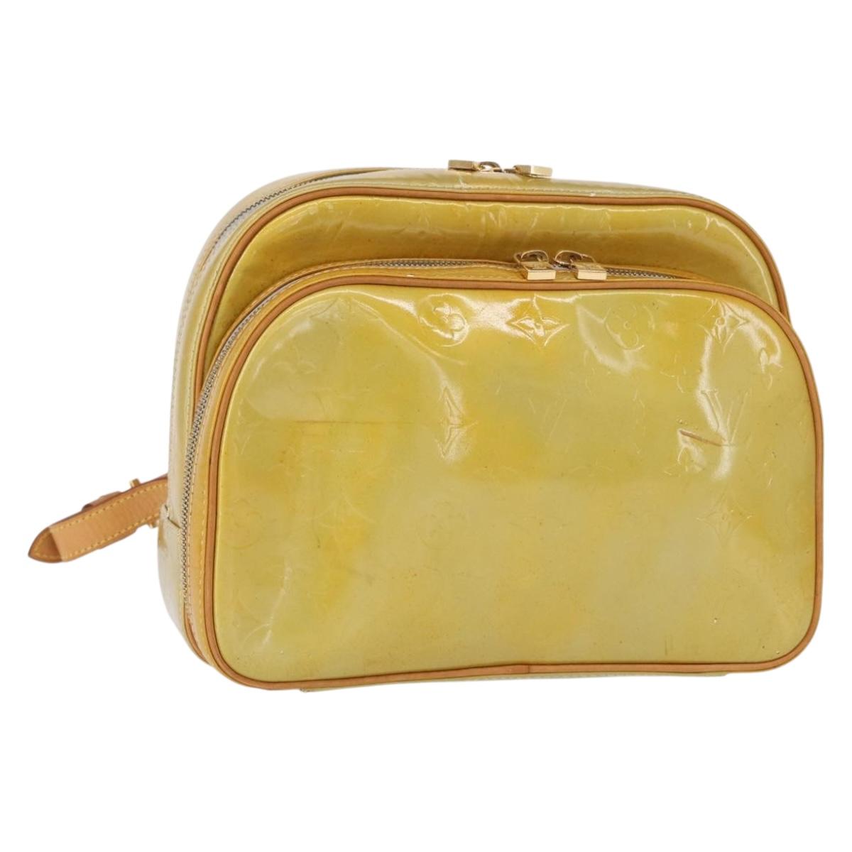 LOUIS VUITTON Monogram Vernis Marley Backpack Gris M91038 LV Auth 152754