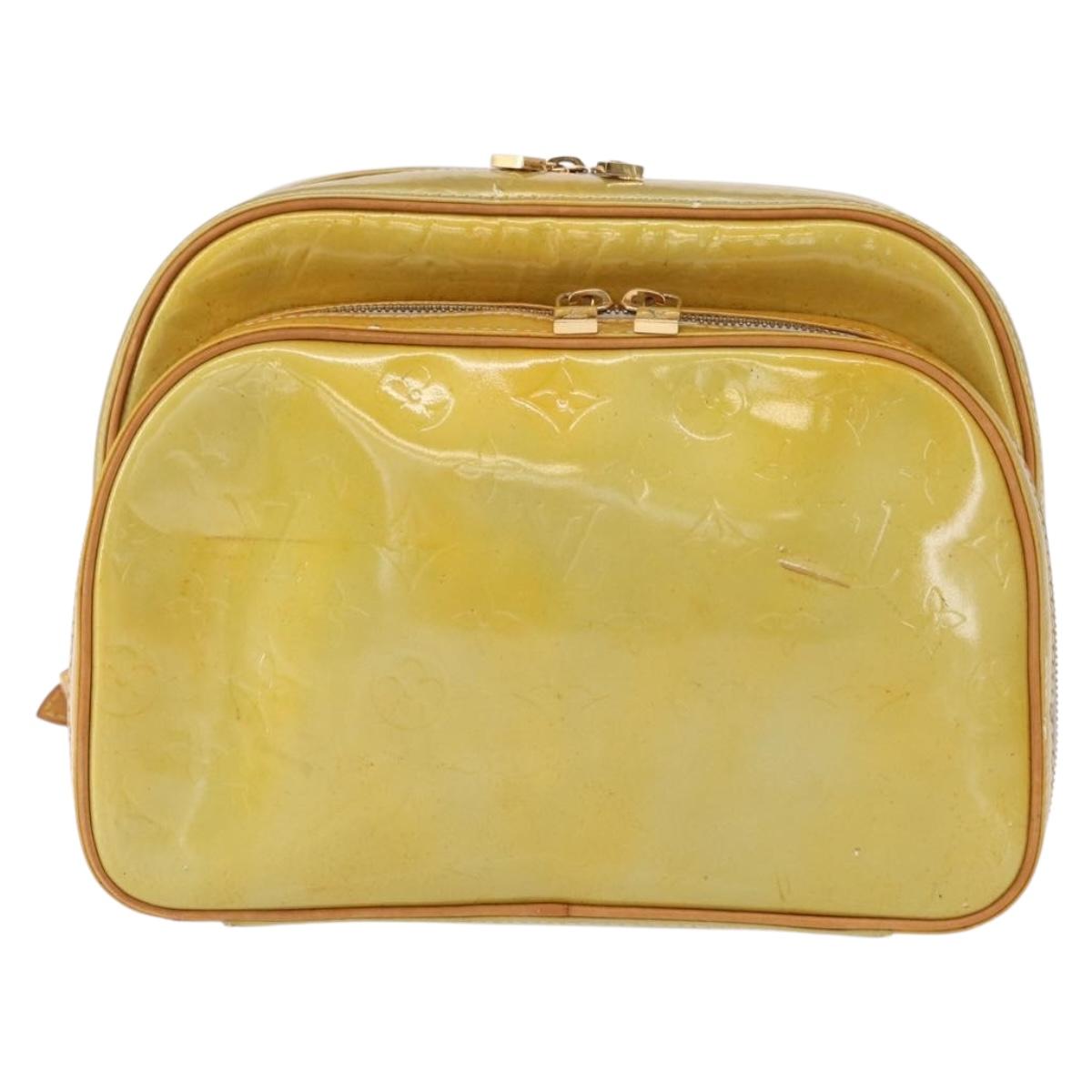 LOUIS VUITTON Monogram Vernis Marley Backpack Gris M91038 LV Auth 152754