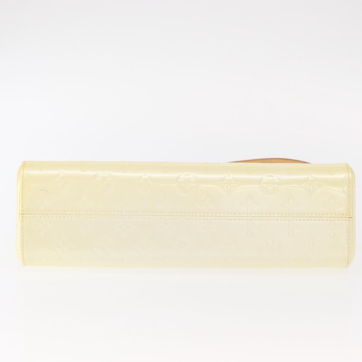 LOUIS VUITTON Monogram Vernis Roxbury Drive Hand Bag Perle M91374 LV Auth 152755