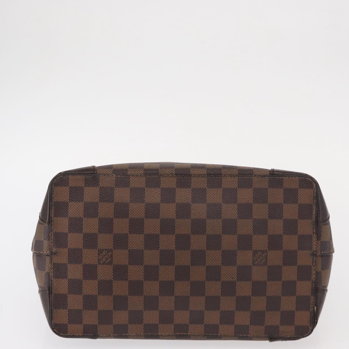 LOUIS VUITTON Damier Ebene Hampstead PM Tote Bag N51205 LV Auth 152756