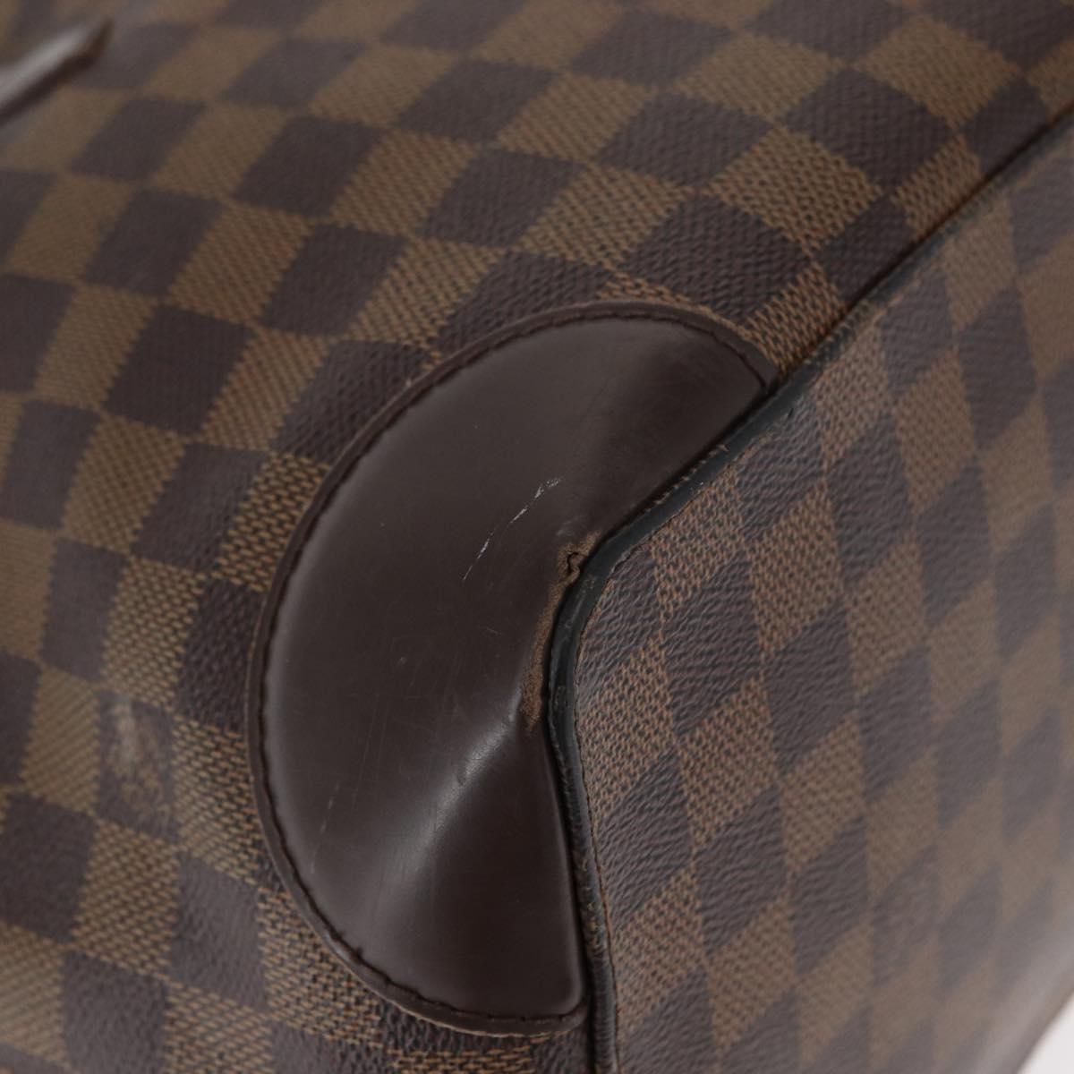 LOUIS VUITTON Damier Ebene Hampstead PM Tote Bag N51205 LV Auth 152756