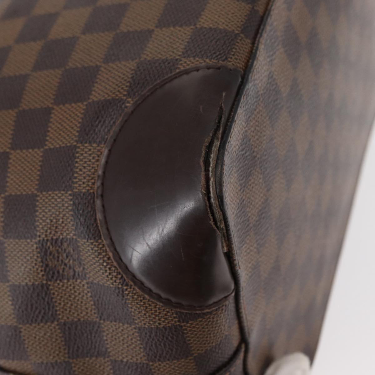 LOUIS VUITTON Damier Ebene Hampstead PM Tote Bag N51205 LV Auth 152756