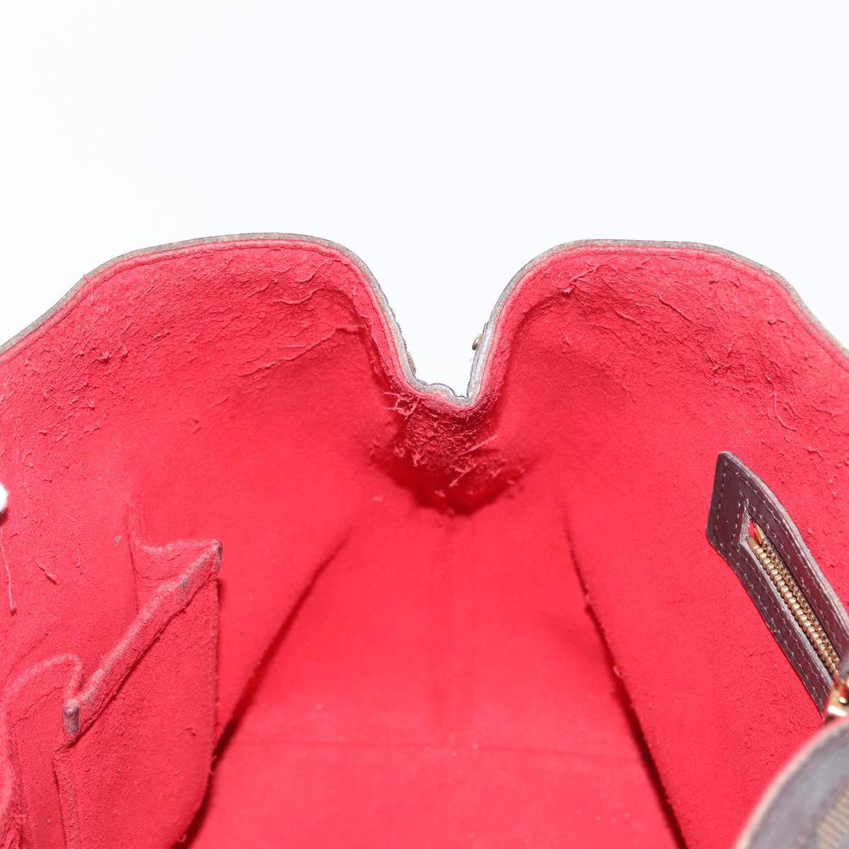 LOUIS VUITTON Damier Ebene Hampstead PM Tote Bag N51205 LV Auth 152756