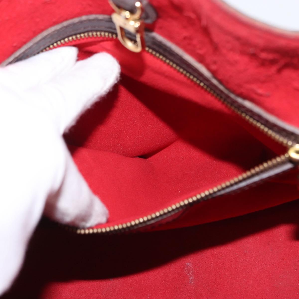 LOUIS VUITTON Damier Ebene Hampstead PM Tote Bag N51205 LV Auth 152756