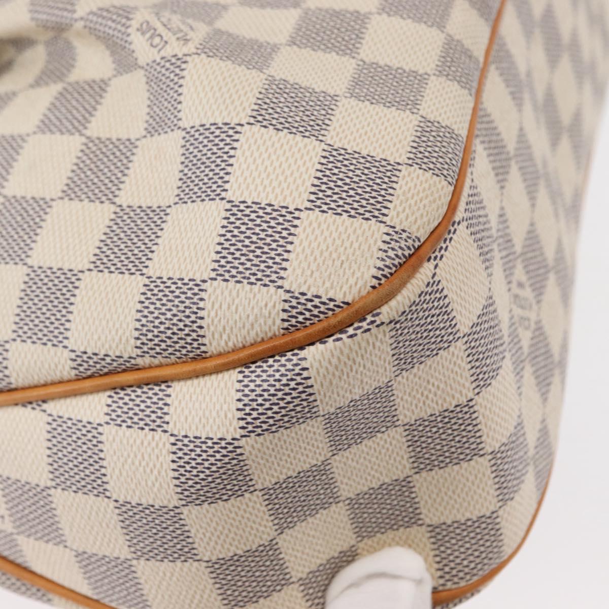 LOUIS VUITTON Damier Azur Siracusa PM Shoulder Bag N41113 LV Auth 152757