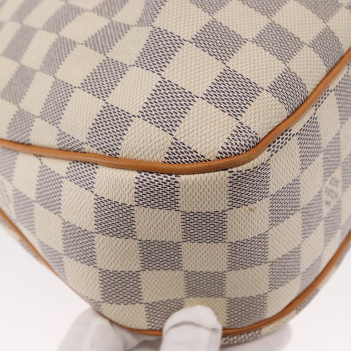 LOUIS VUITTON Damier Azur Siracusa PM Shoulder Bag N41113 LV Auth 152757