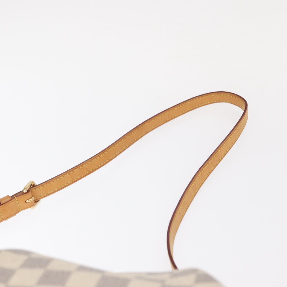 LOUIS VUITTON Damier Azur Siracusa PM Shoulder Bag N41113 LV Auth 152757