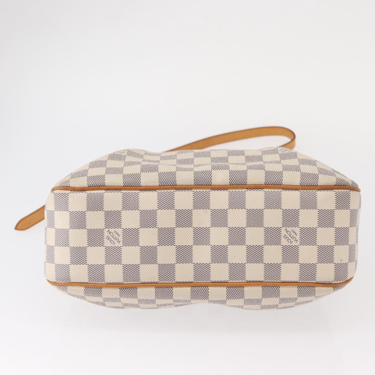LOUIS VUITTON Damier Azur Siracusa PM Shoulder Bag N41113 LV Auth 152757