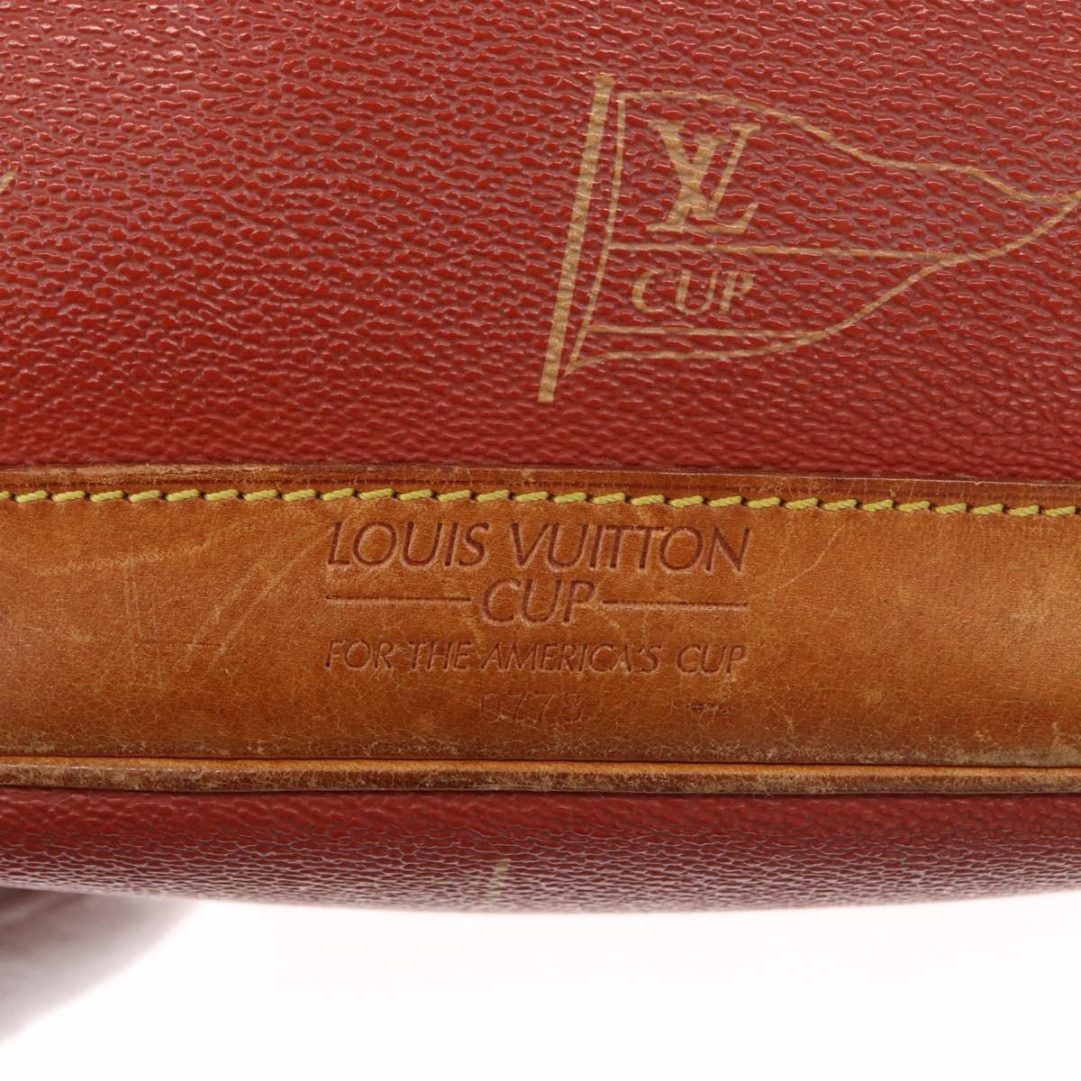 LOUIS VUITTON LOUIS VUITTON Cup Le Touquet Shoulder Bag Red M80027 Auth 152759