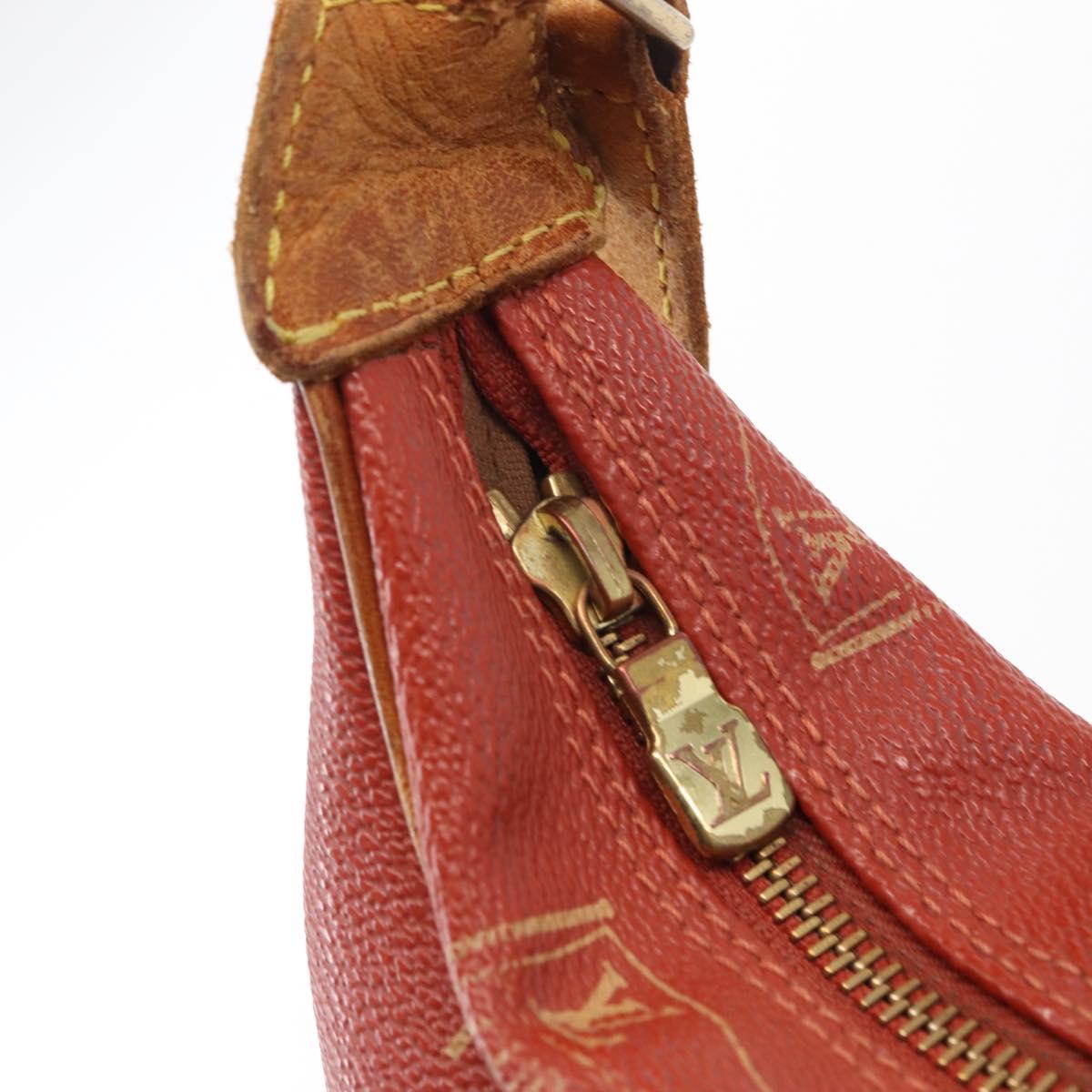 LOUIS VUITTON LOUIS VUITTON Cup Le Touquet Shoulder Bag Red M80027 Auth 152759