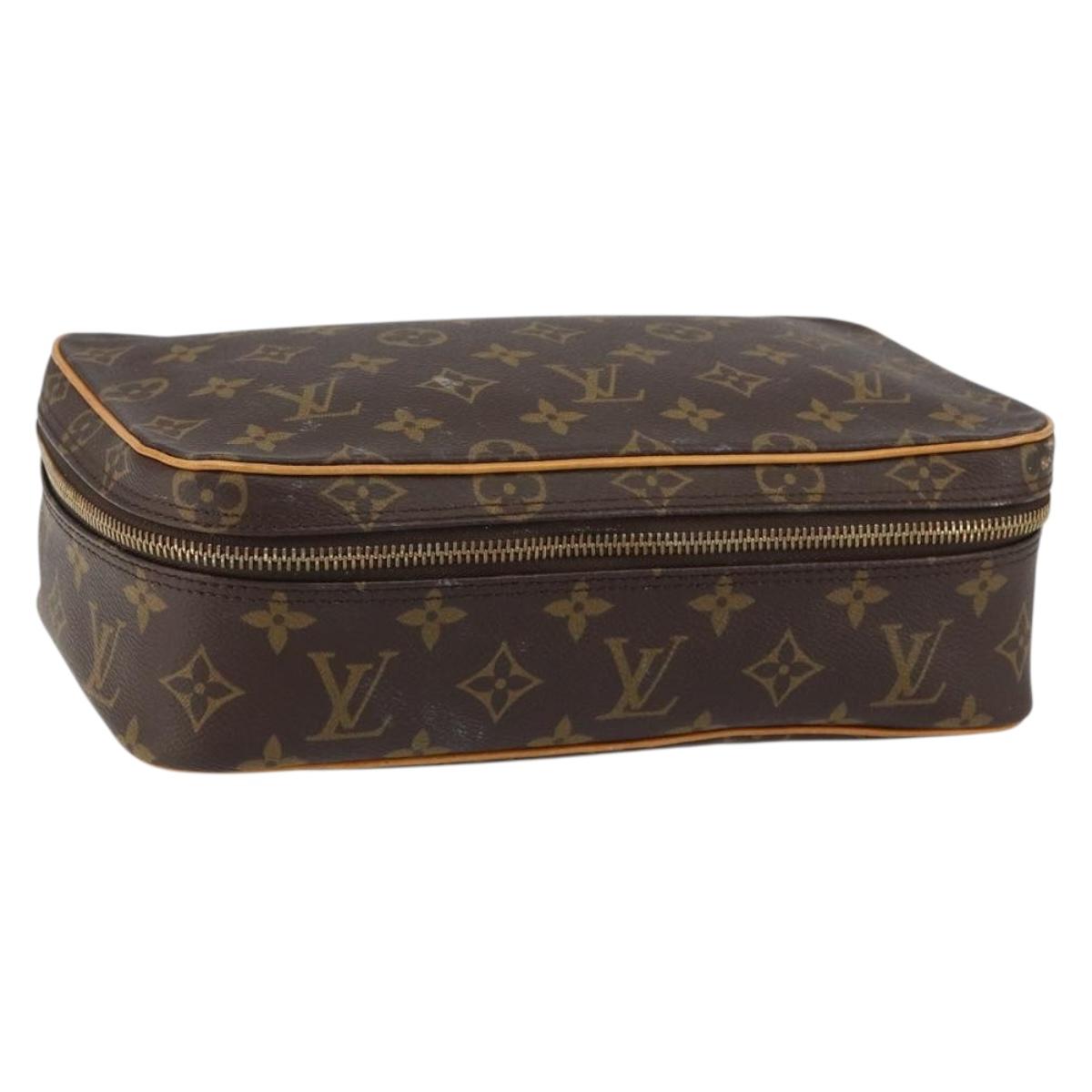 LOUIS VUITTON Monogram Trousse Boite Cosmetic Pouch M47640 LV Auth 152764