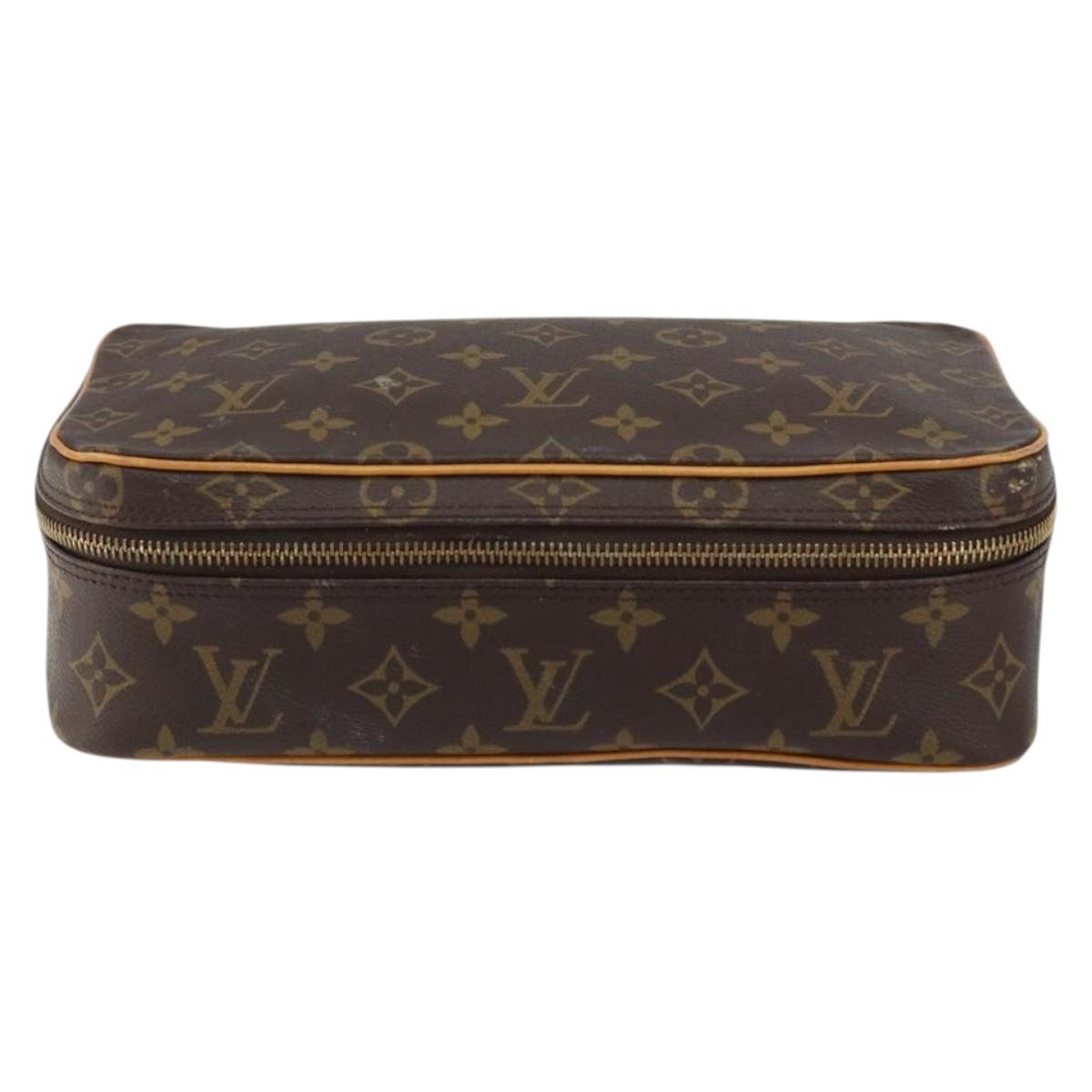 LOUIS VUITTON Monogram Trousse Boite Cosmetic Pouch M47640 LV Auth 152764