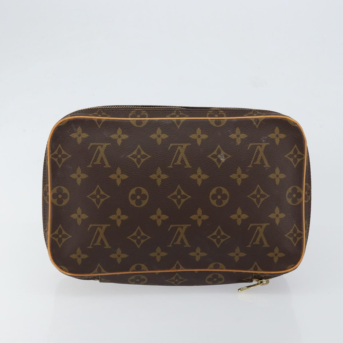 LOUIS VUITTON Monogram Trousse Boite Cosmetic Pouch M47640 LV Auth 152764