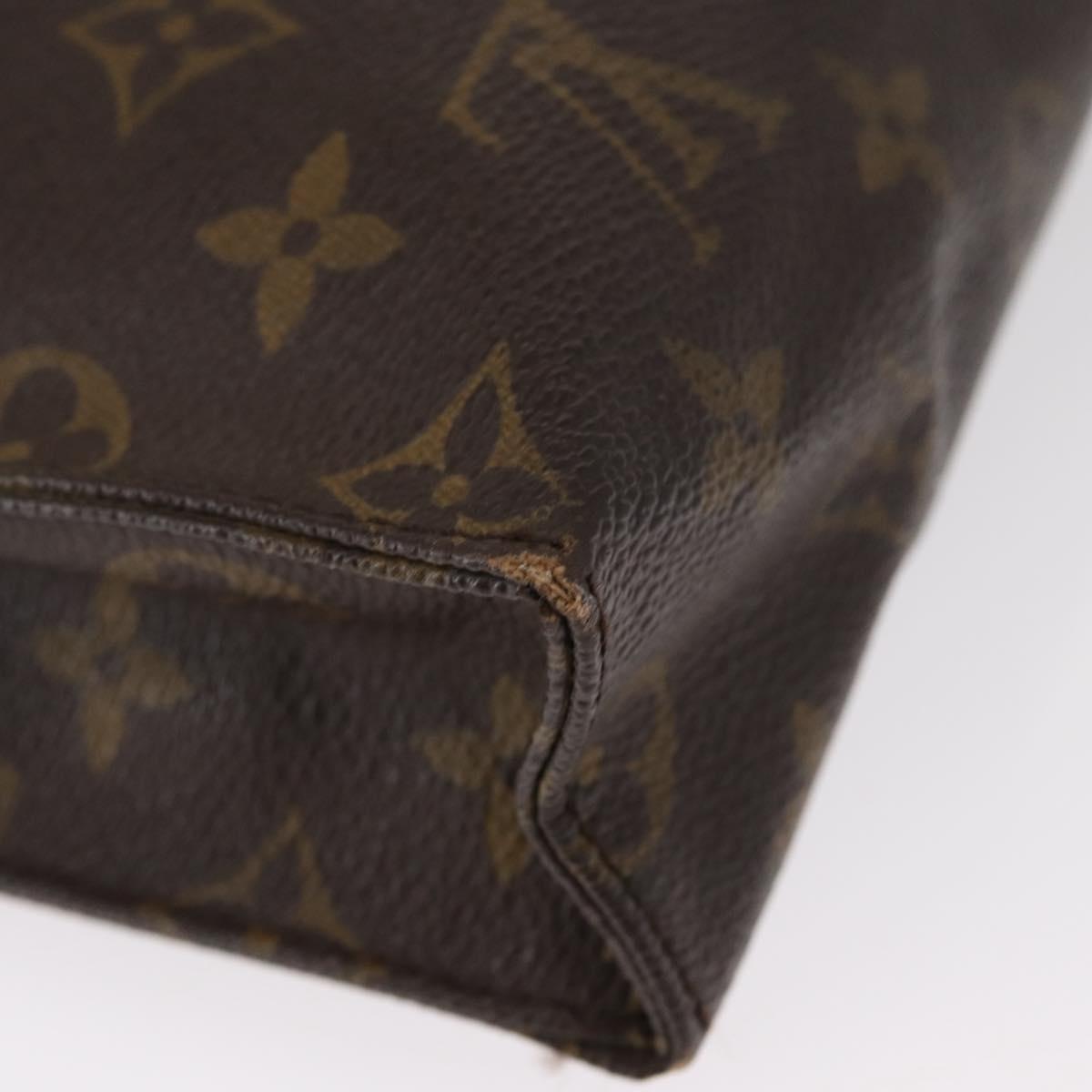 LOUIS VUITTON Monogram Poche Toilette 26 Pouch M47542 LV Auth 152765