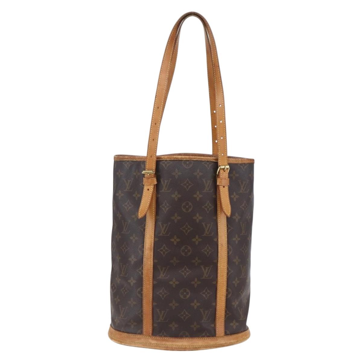 LOUIS VUITTON Monogram Bucket GM Shoulder Bag M42236 LV Auth 152768