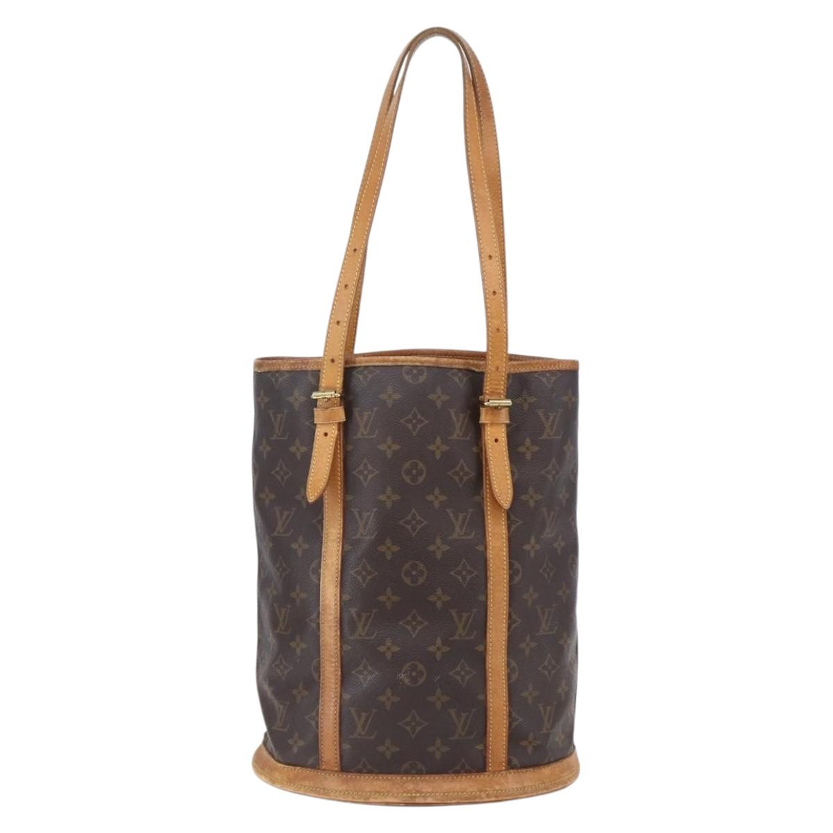 LOUIS VUITTON Monogram Bucket GM Shoulder Bag M42236 LV Auth 152768