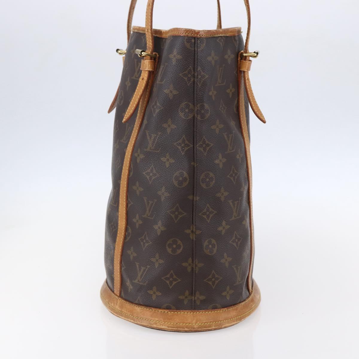 LOUIS VUITTON Monogram Bucket GM Shoulder Bag M42236 LV Auth 152768