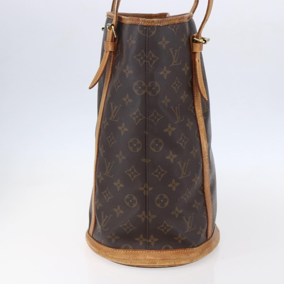 LOUIS VUITTON Monogram Bucket GM Shoulder Bag M42236 LV Auth 152768