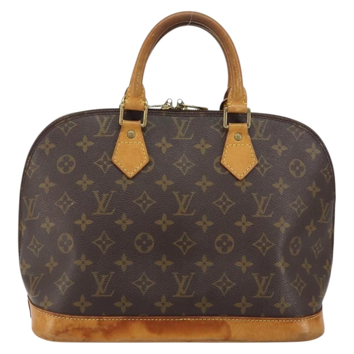 LOUIS VUITTON Monogram Alma Hand Bag M51130 LV Auth 152770