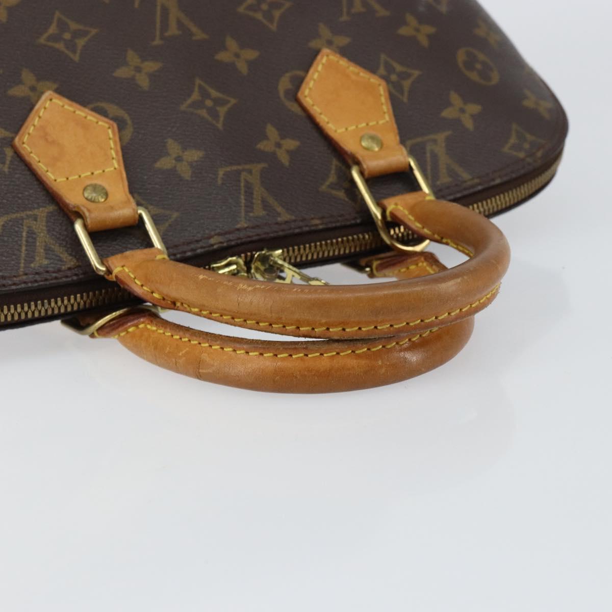 LOUIS VUITTON Monogram Alma Hand Bag M51130 LV Auth 152770