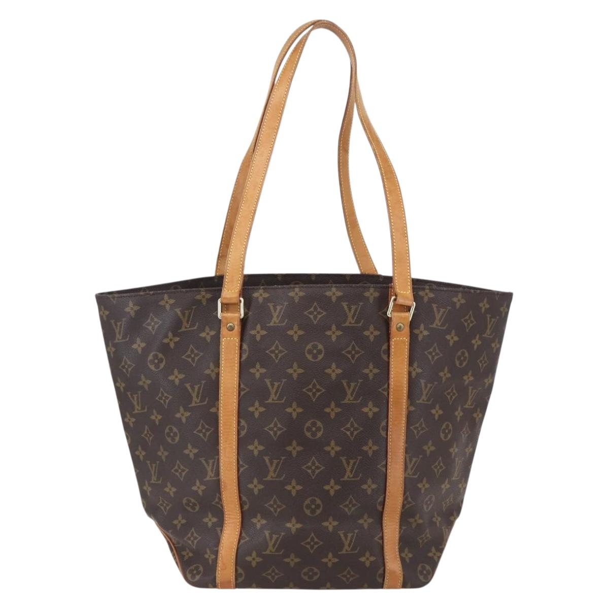 LOUIS VUITTON Monogram Sac Shopping Tote Bag M51108 LV Auth 152773