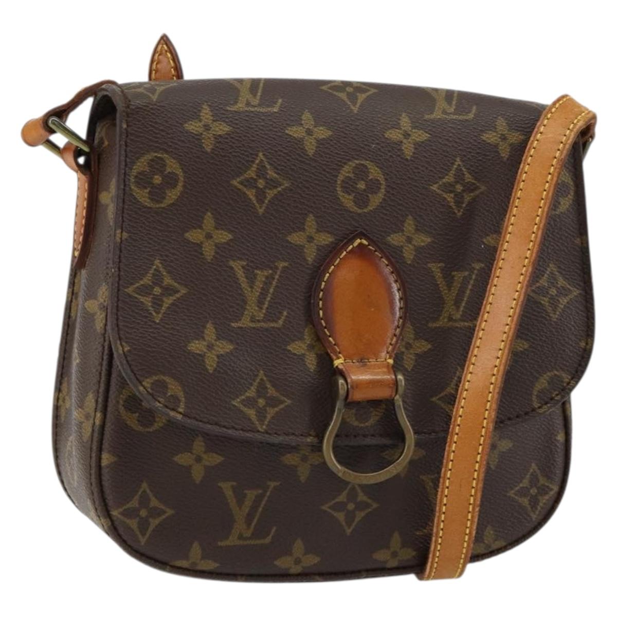 LOUIS VUITTON Monogram Saint Cloud MM Shoulder Bag M51243 LV Auth 152775