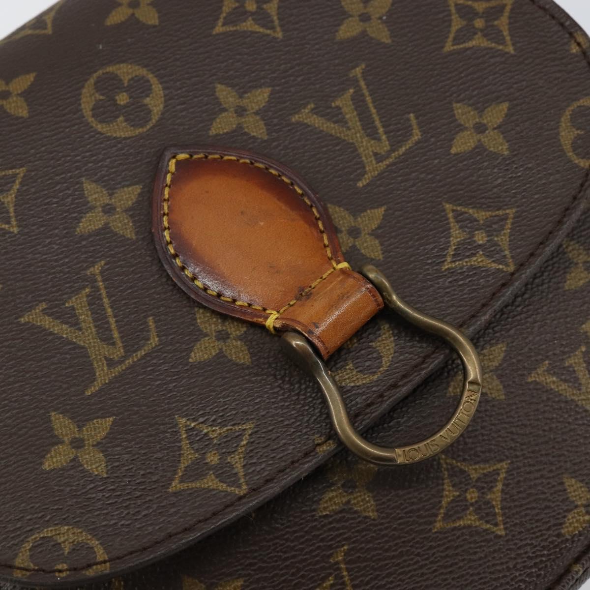 LOUIS VUITTON Monogram Saint Cloud MM Shoulder Bag M51243 LV Auth 152775