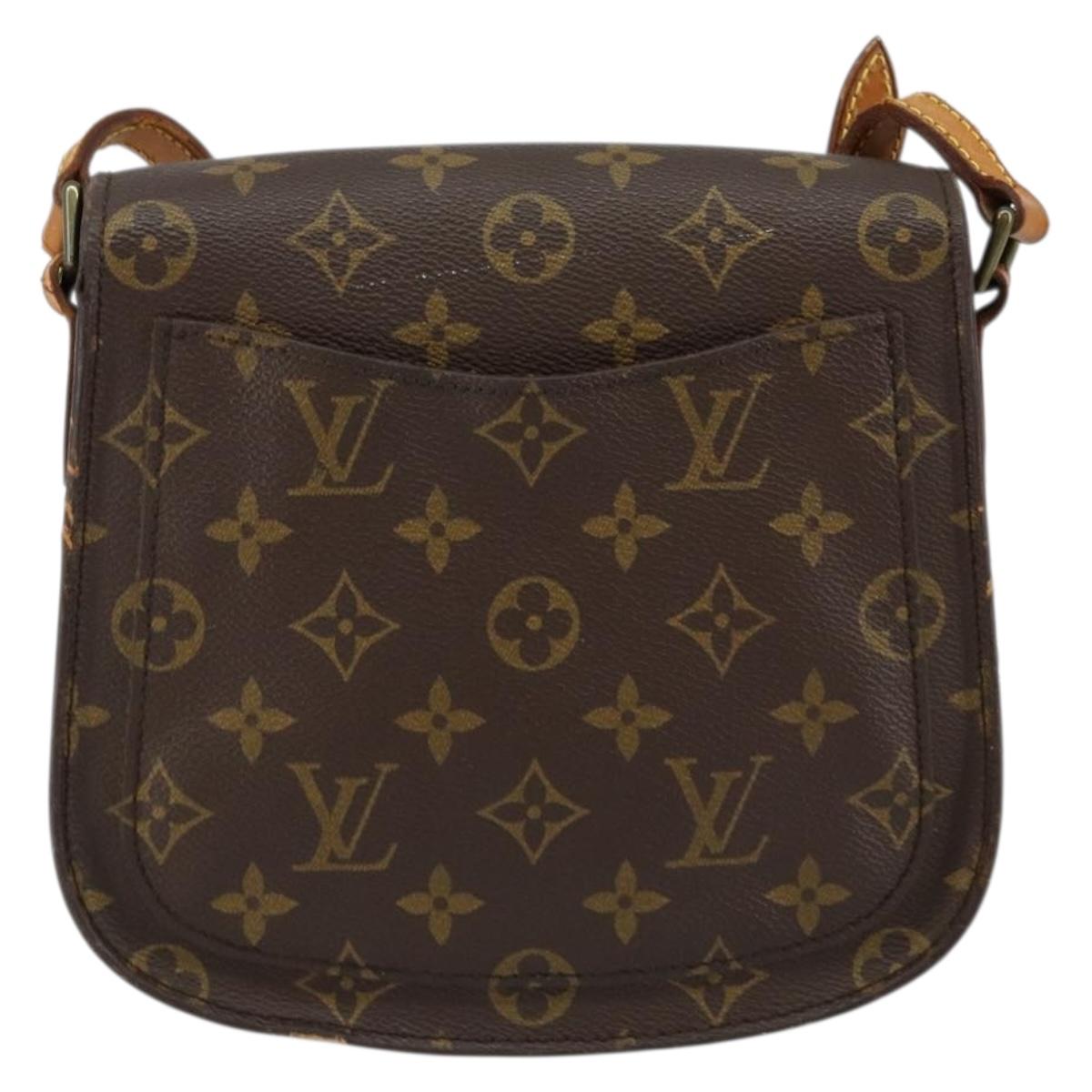 LOUIS VUITTON Monogram Saint Cloud MM Shoulder Bag M51243 LV Auth 152775
