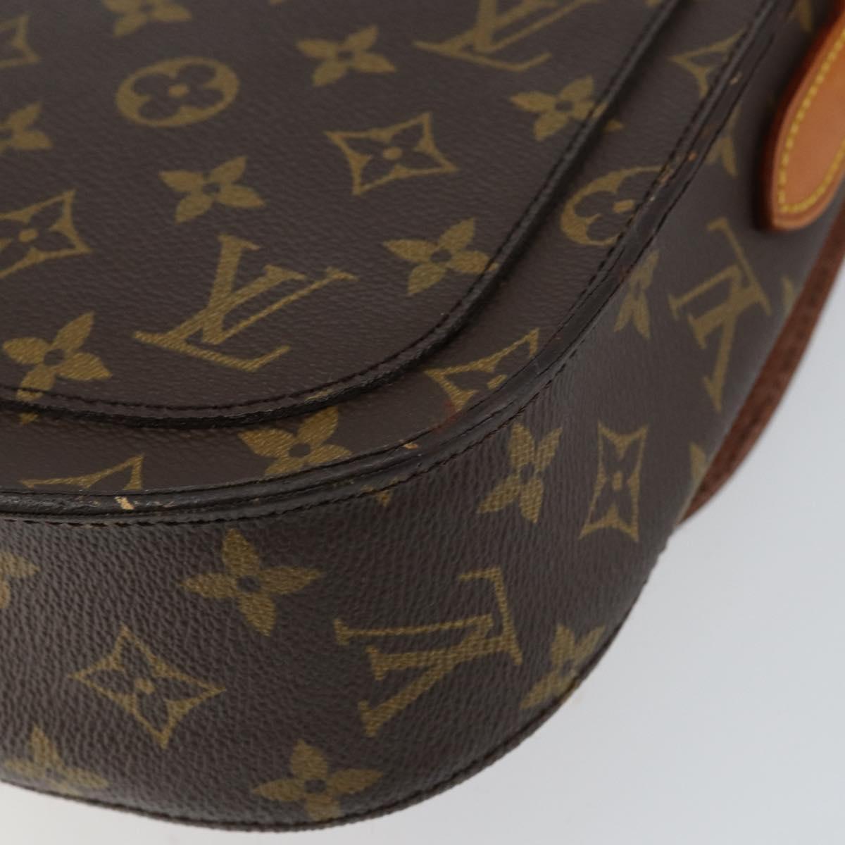 LOUIS VUITTON Monogram Saint Cloud GM Shoulder Bag M51242 LV Auth 152776
