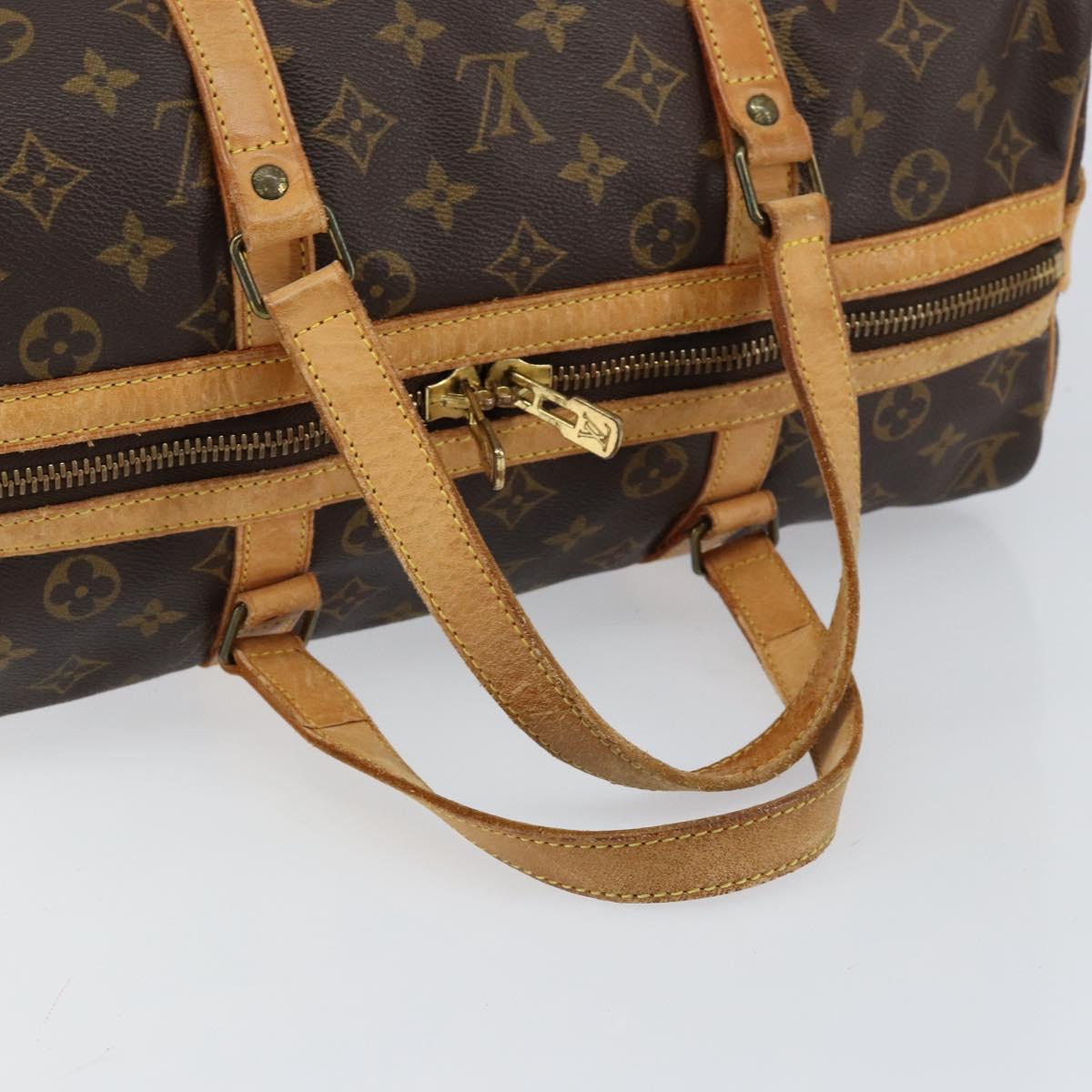 LOUIS VUITTON Monogram Sac Souple 35 Boston Bag M41626 LV Auth 152778