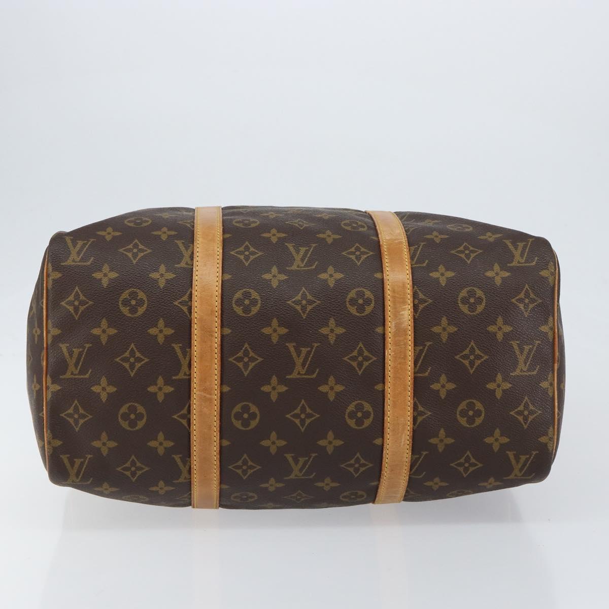 LOUIS VUITTON Monogram Sac Souple 35 Boston Bag M41626 LV Auth 152778