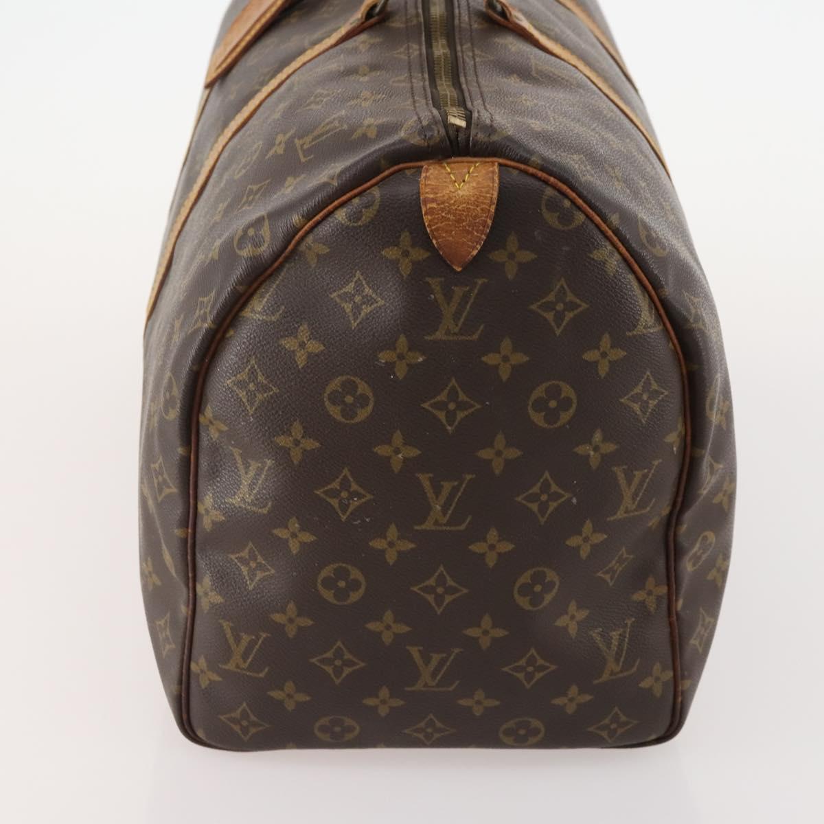 LOUIS VUITTON Monogram Keepall 50 Boston Bag M41426 LV Auth 152781