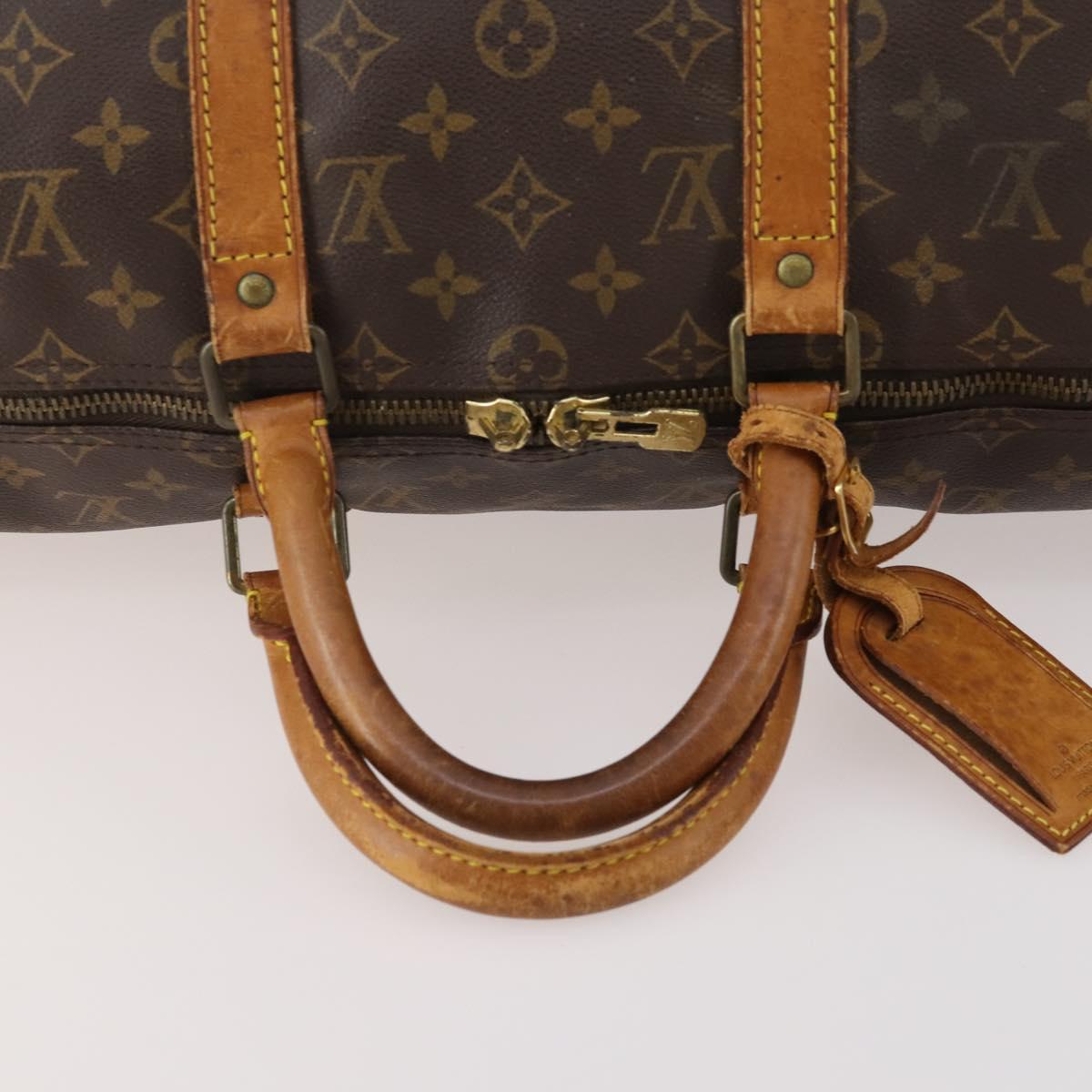 LOUIS VUITTON Monogram Keepall 50 Boston Bag M41426 LV Auth 152781